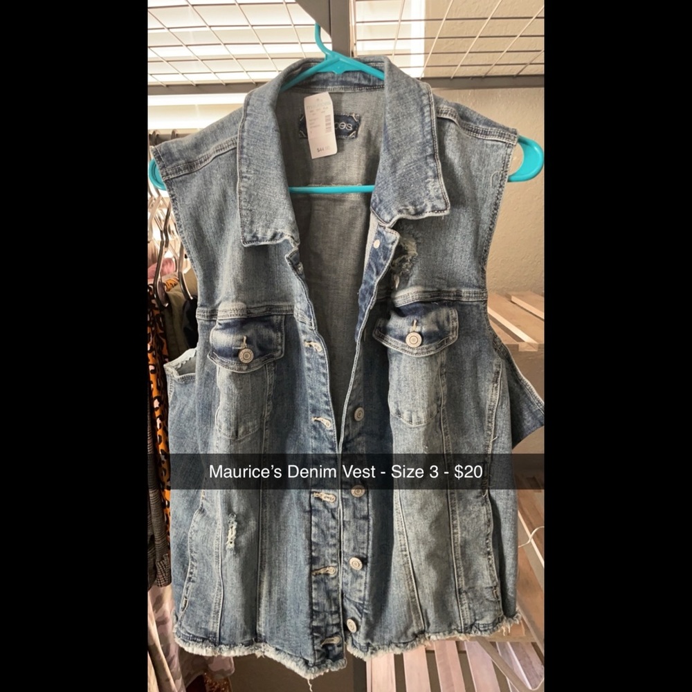Maurices Denim Vest - Size 3 - NWT